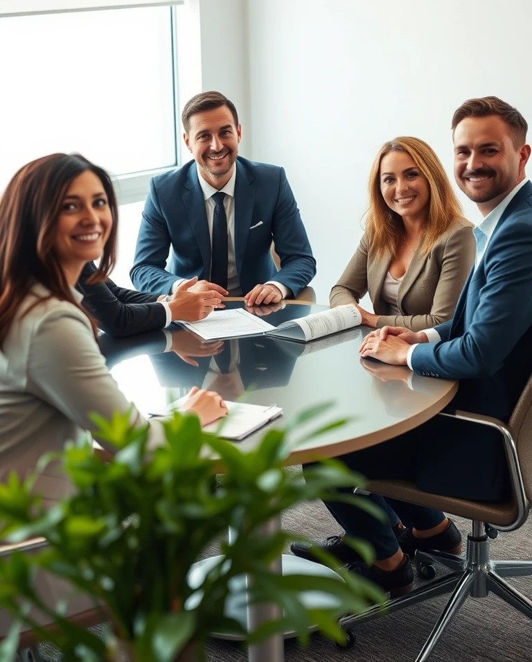 Ascynt team in consultation meeting